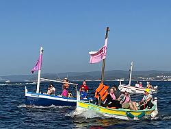 Octobre Rose embarqué sur les pointus du Brusc